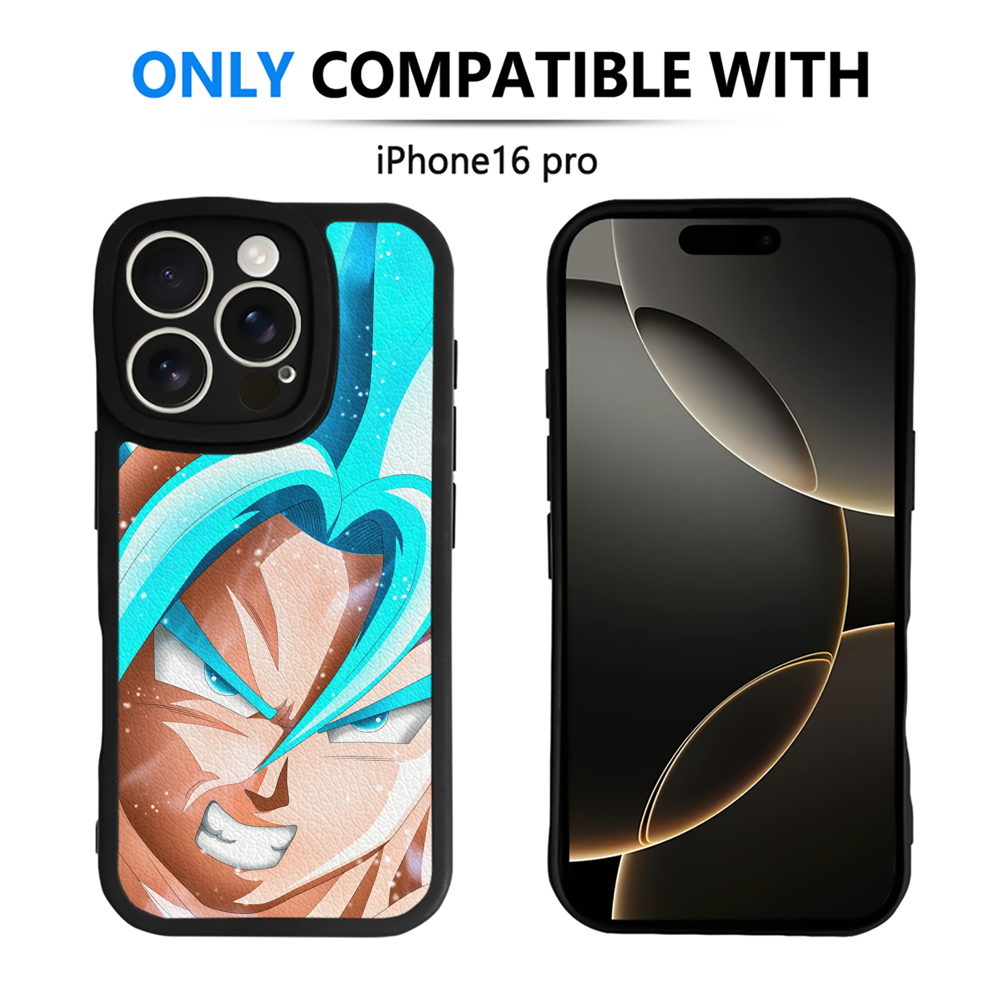（画像用） ドラゴンボール DRAGON BALL 【iPhone 16シリーズ対応】シリコンスマホケース（レザー調） 材質：シリコン
